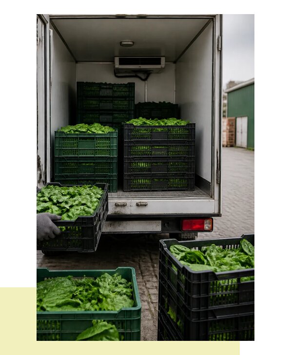 Перевозка шпината в Новосибирск с сохранением свежести продукции